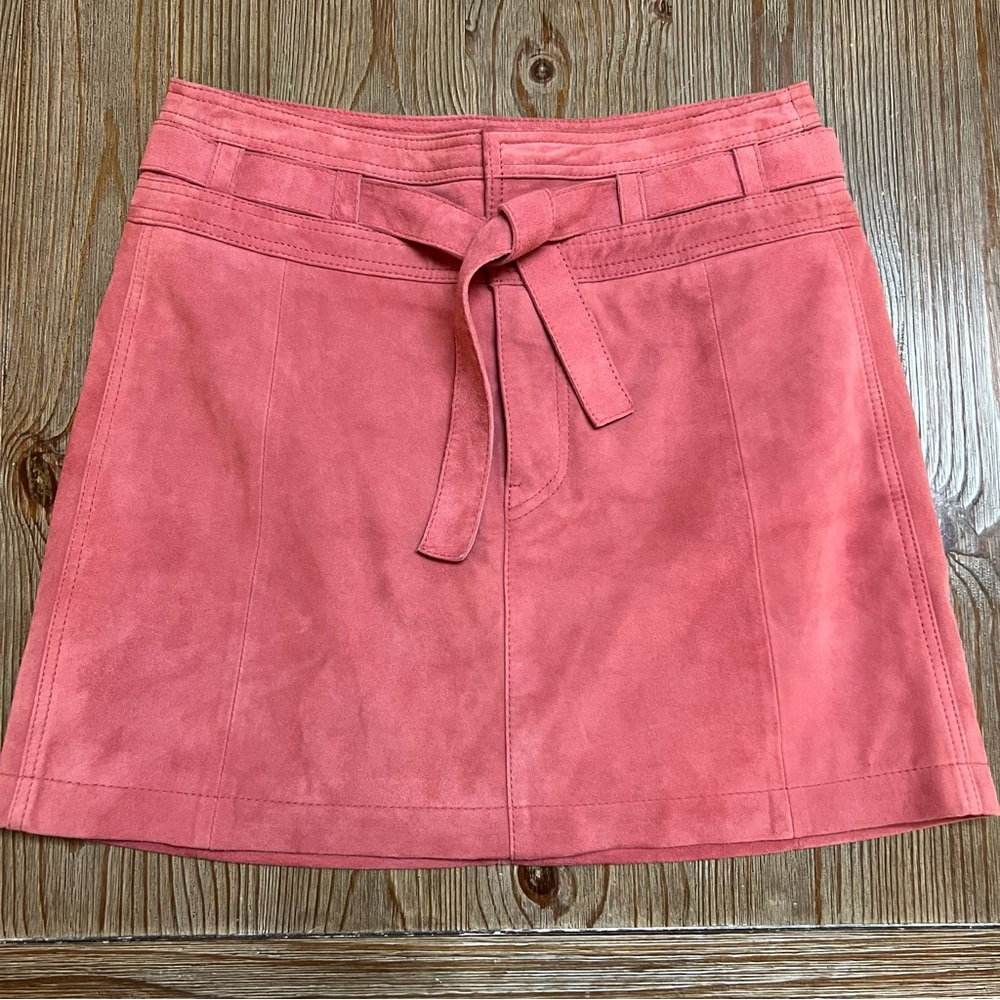 Free People Suede mini skirt